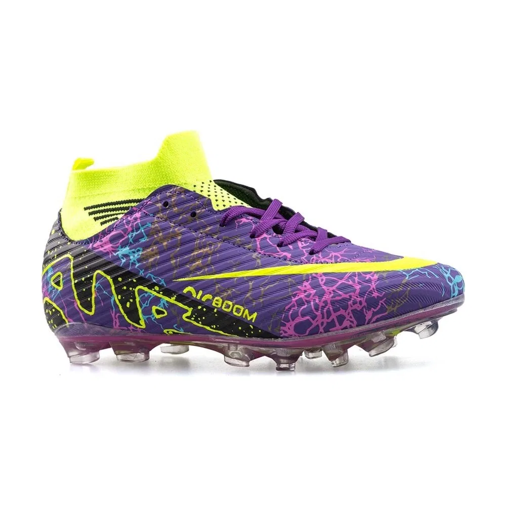 Детские футбольные бутсы для мальчиков с шипами Laliga 565 Mor-Sari Filet
