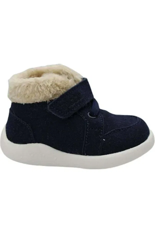 Детские туфли для девочек на липучке Tinky first step sneakers Vicco, Navy Blue