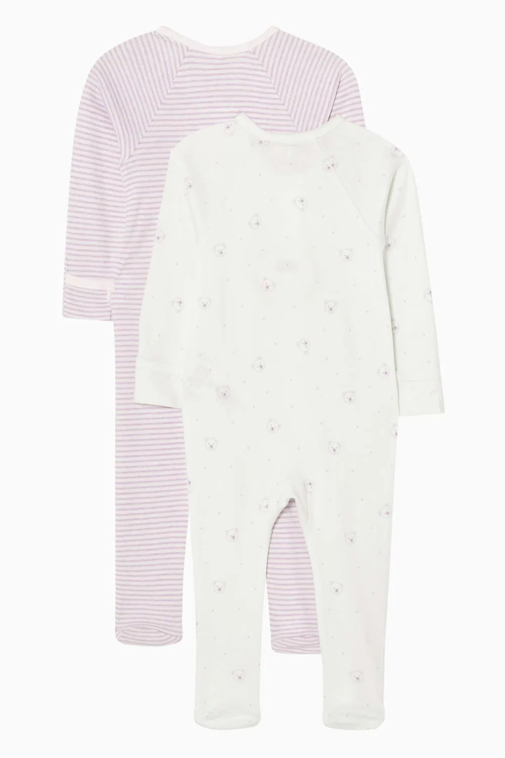 Комбинезон для сна на молнии комплект из 2 штук Purebaby — фото 2
