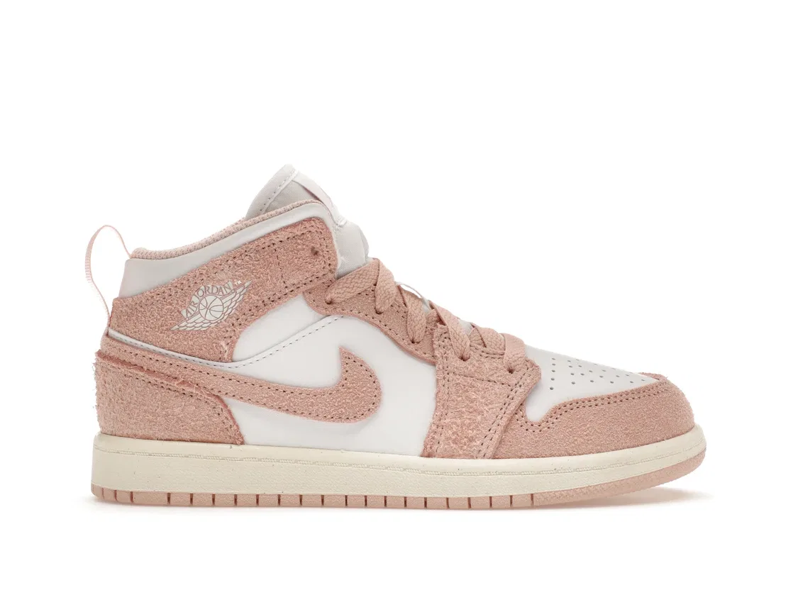 Детские кроссовки Lifestyle Jordan 1 Mid SE Jordan, White/Sail/Legend Pink
