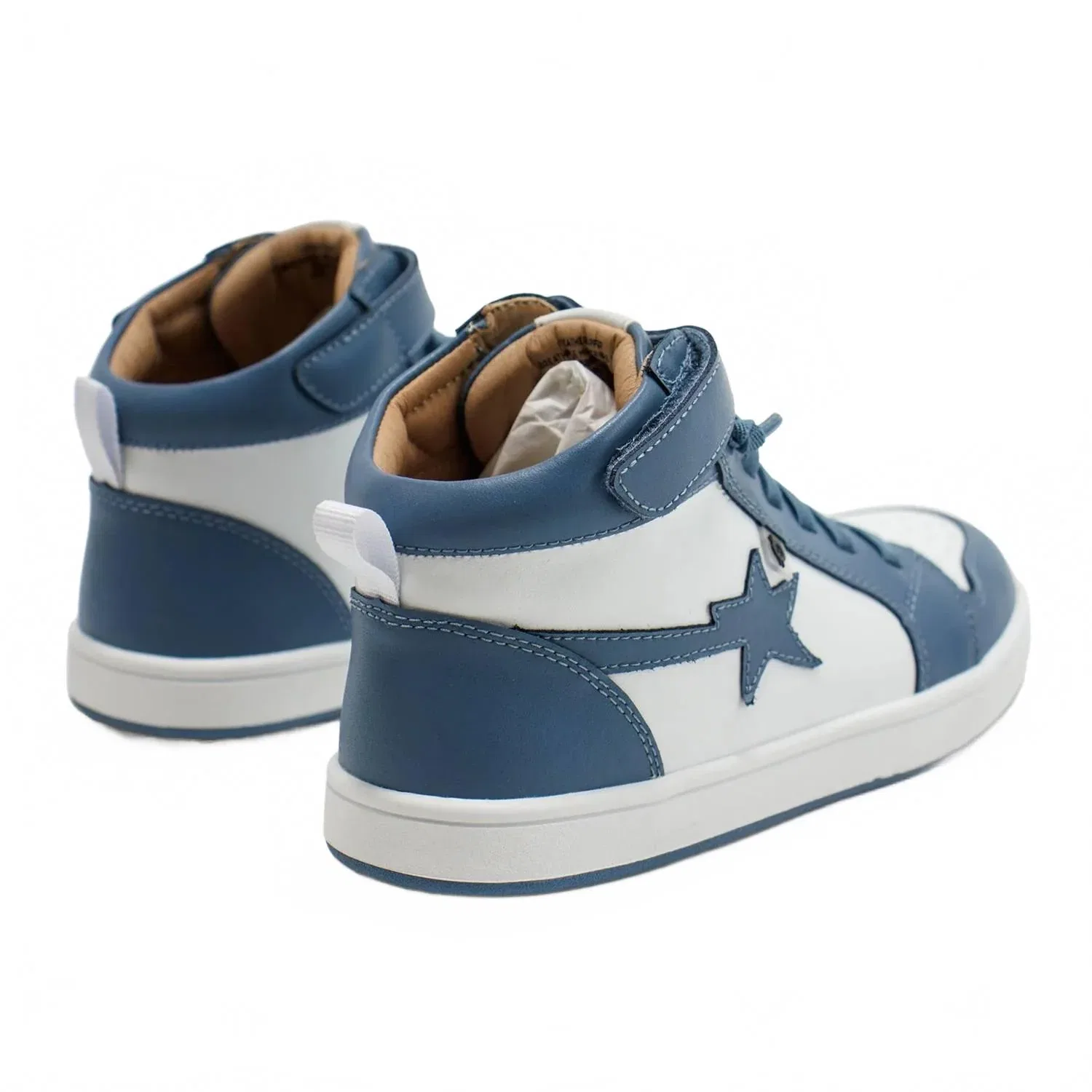 Детские кроссовки высокие с шнуровкой Team Star Old Soles, Snow — фото 4