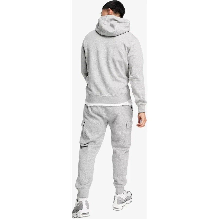 Свитшот капюшоном с принтом Tech Fleece Windrunner Full Zip Hoodie Nike, Серый — фото 2