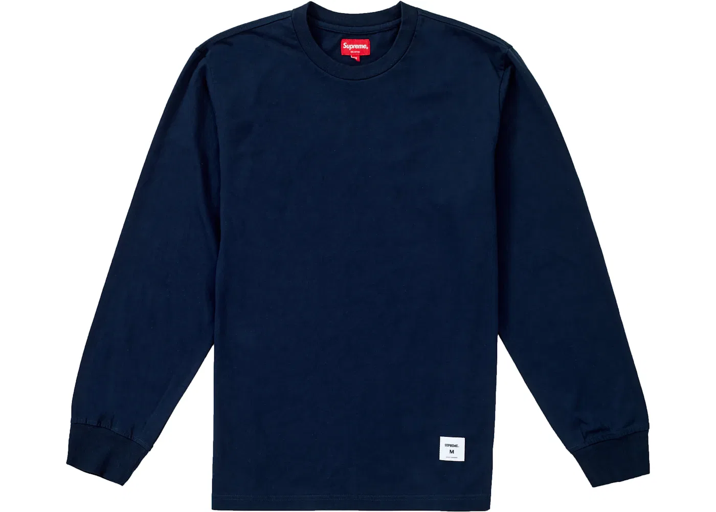 Мужская футболка с длинным рукавом Supreme L/S Top, Navy