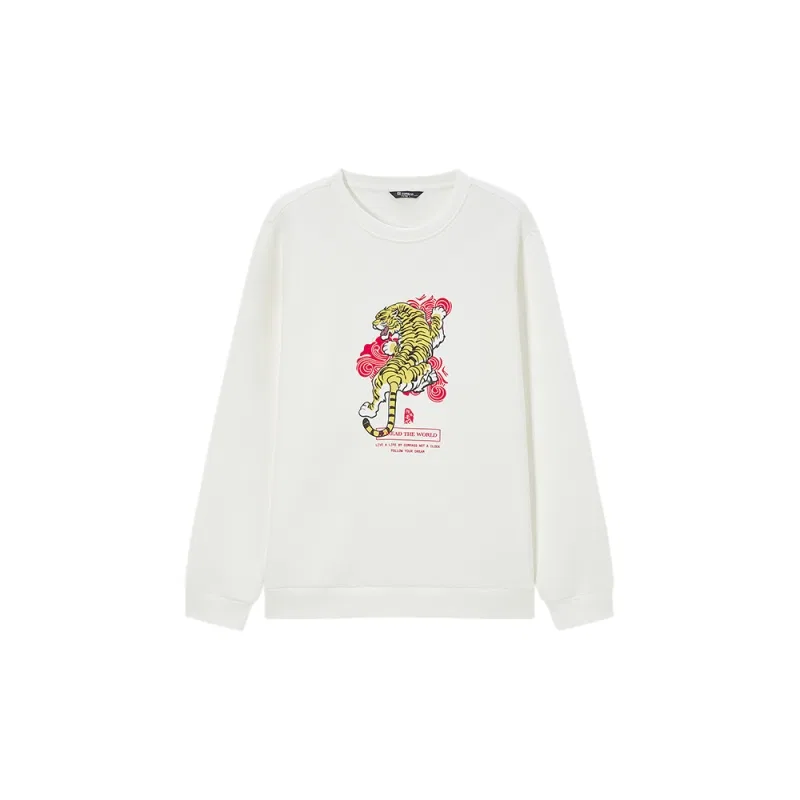Детский свитшот с круглым вырезом TOREAD, White