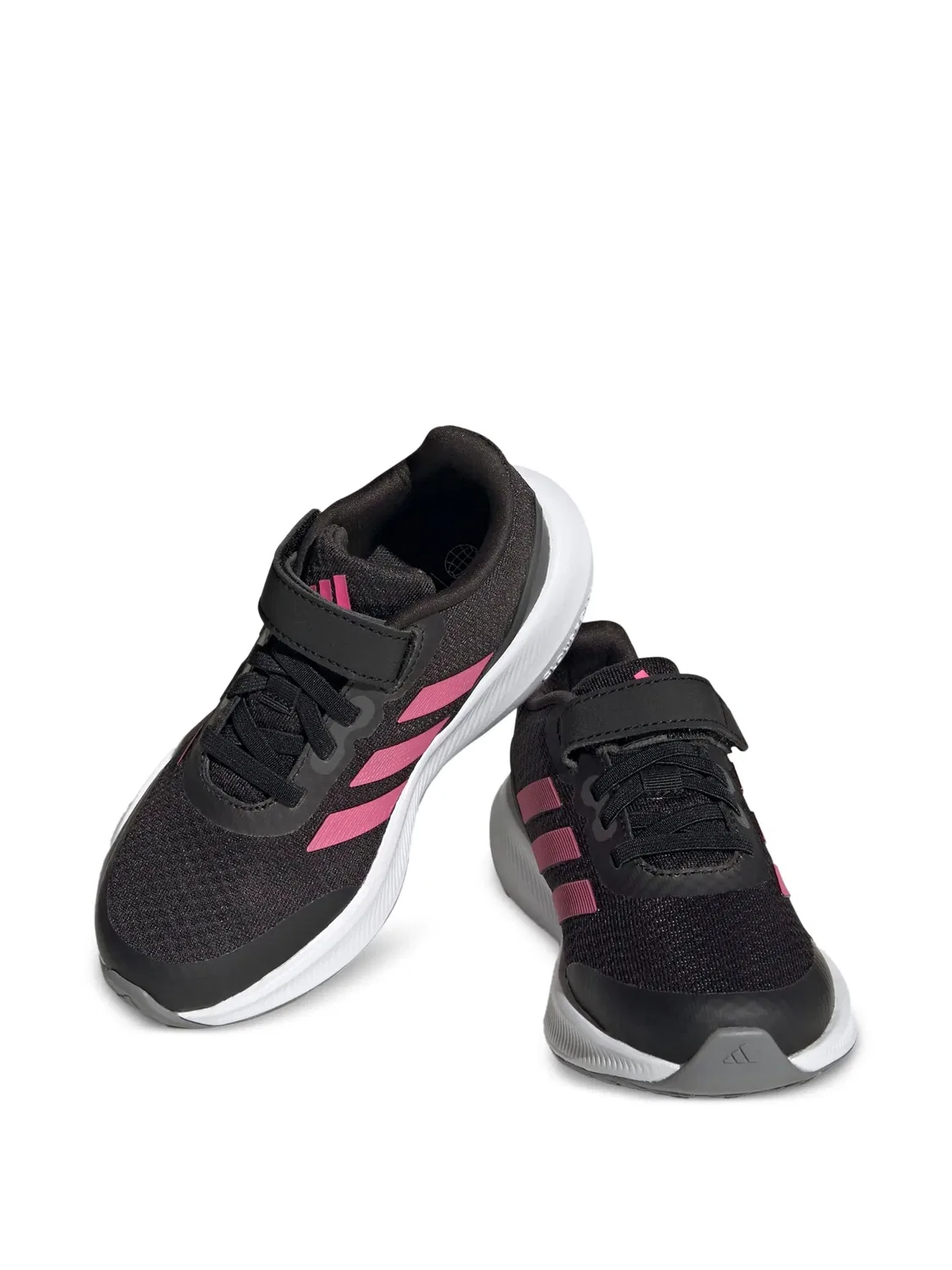 Кроссовки RunFalcon 3.0 Core Black/Pulse Magenta/Grey Six Adidas Kids, черный — фото 2