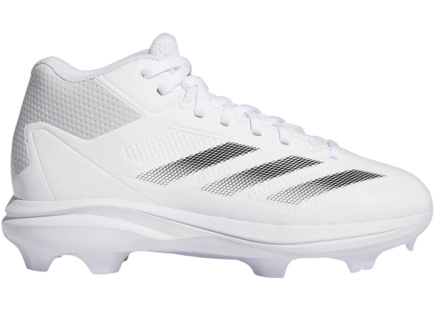 Детские бутсы Adizero Impact TPU Adidas, Cloud White Core Black Team Light Grey