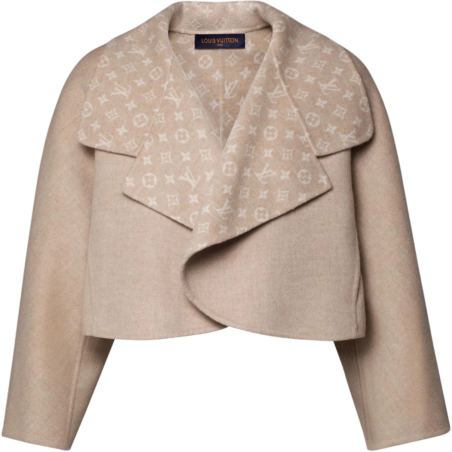 Женское пальто с монограммой Khaki LOUIS VUITTON, Хаки