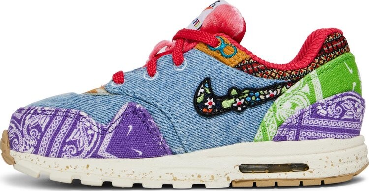 Кроссовки Nike Concepts x Air Max 1 SP TD 'Far Out', многоцветный — фото 4