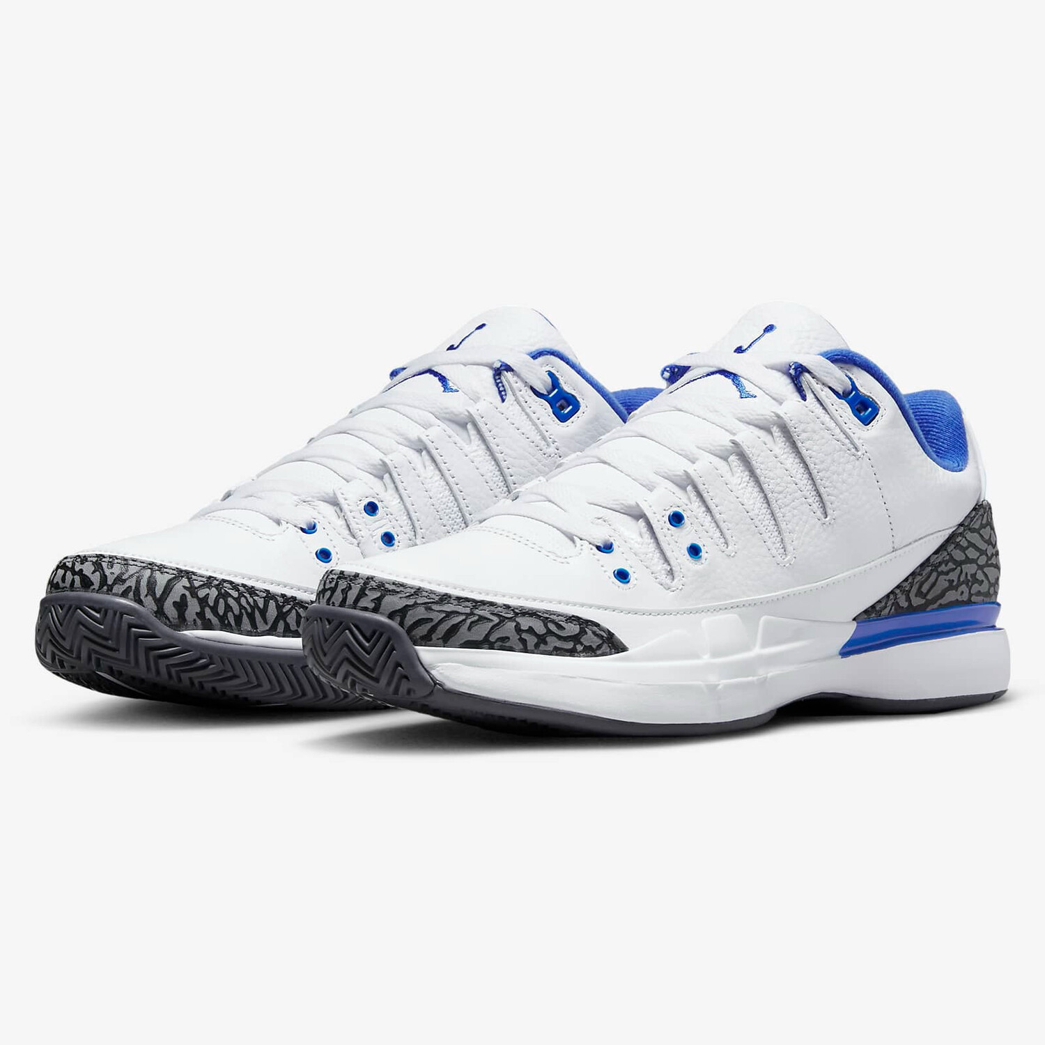 Кроссовки Nike Court Air Zoom Vapor AJ3 Hard Court Tennis, белый/мультиколор — фото 2