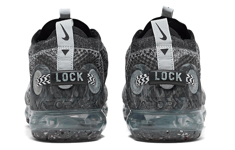 Кроссовки Nike Air VaporMax 2020 Flyknit Oreo, серый — фото 4