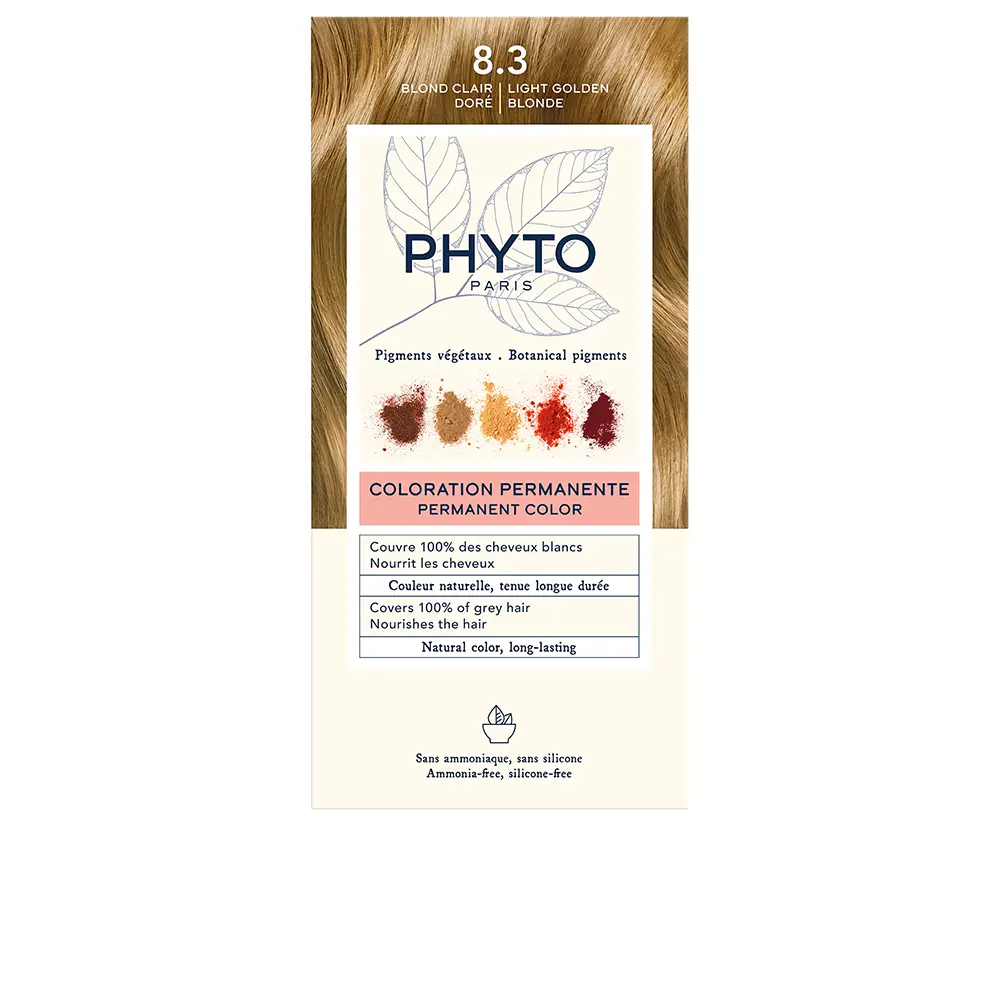 

Краска для волос Phytocolor Phyto, цвет 8.3-Rubio Claro Dorado, 4 шт.