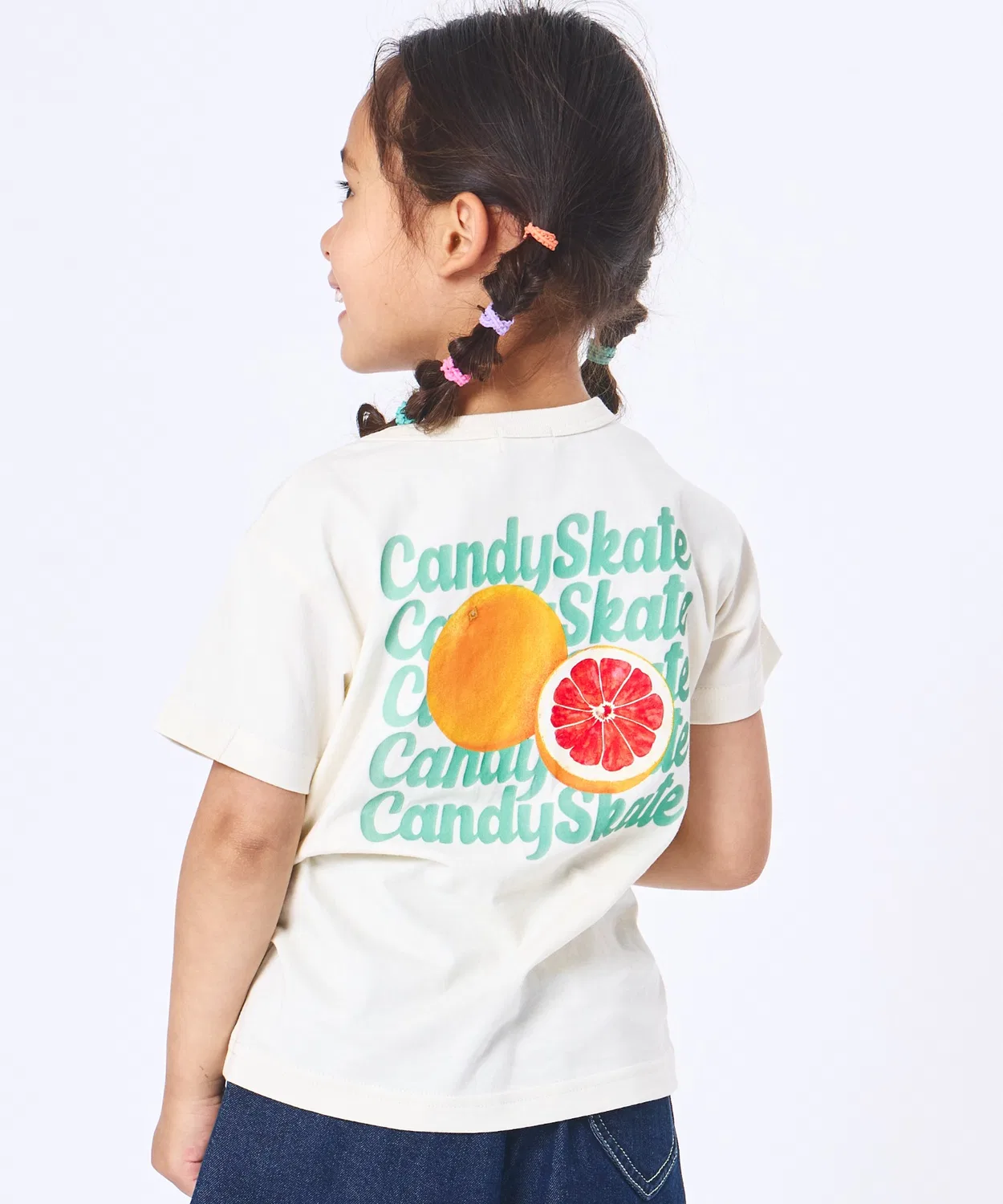 Детская футболка с принтом Fruit Logo Short Sleeve T-Shirt pairmanon, White