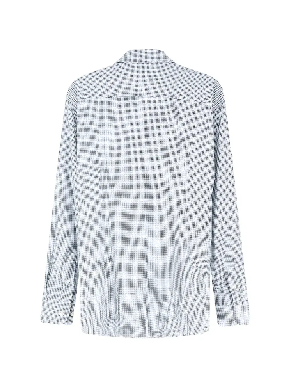 Рубашка slim-fit с микроузором Boss, белый — фото 2