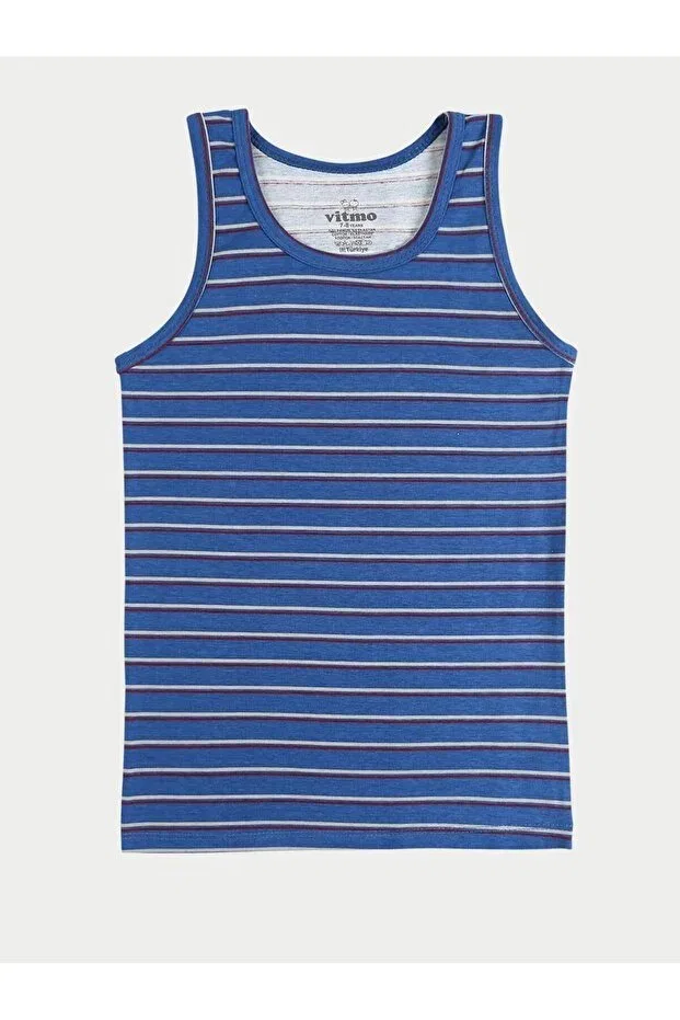 Детский комплект маек для мальчиков хлопковый Space Mixed Tank Top Set Vitmo, Mixed — фото 3