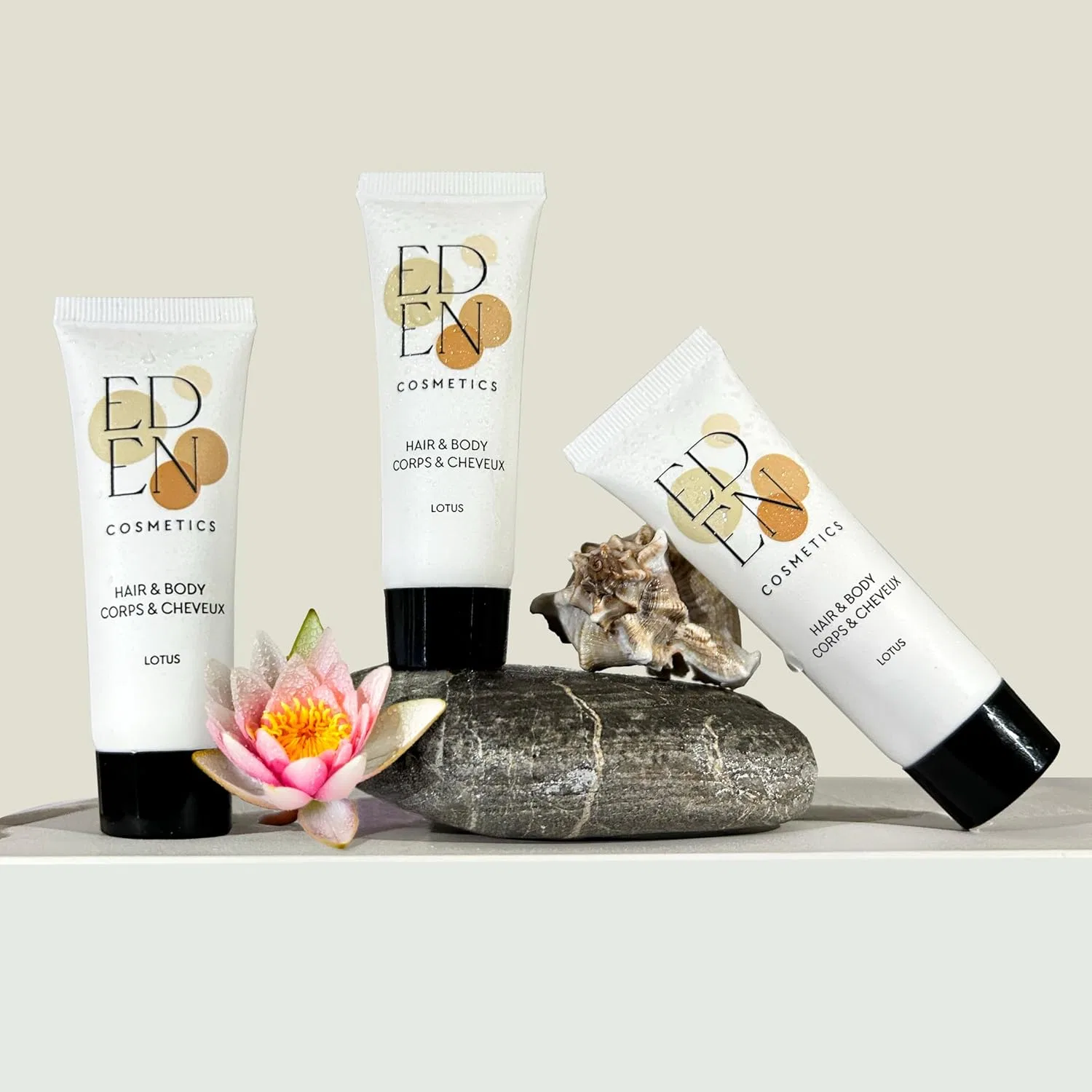 Гель для душа 2-в-1 Lotus, EDEN COSMETICS, 30 мл, 500 шт