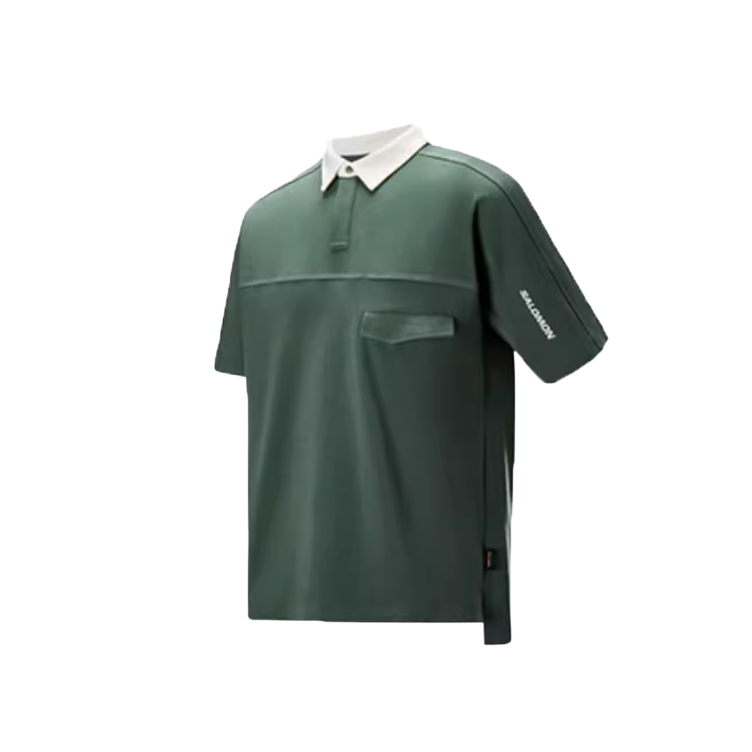 

Мужская рубашка-поло BOARDWORKS SS POLO M, цвет «лаурель» SALOMON, Laurel