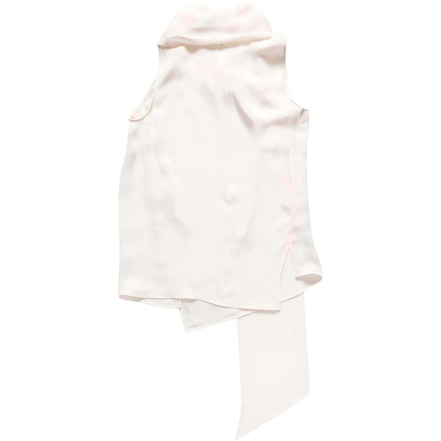 Женская рубашка с шарф-воротником Marble White Acne Studios, Marble White