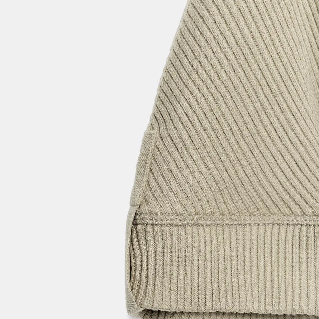 Женская футболка с круглым вырезом Khaki ZARA, Khaki — фото 4