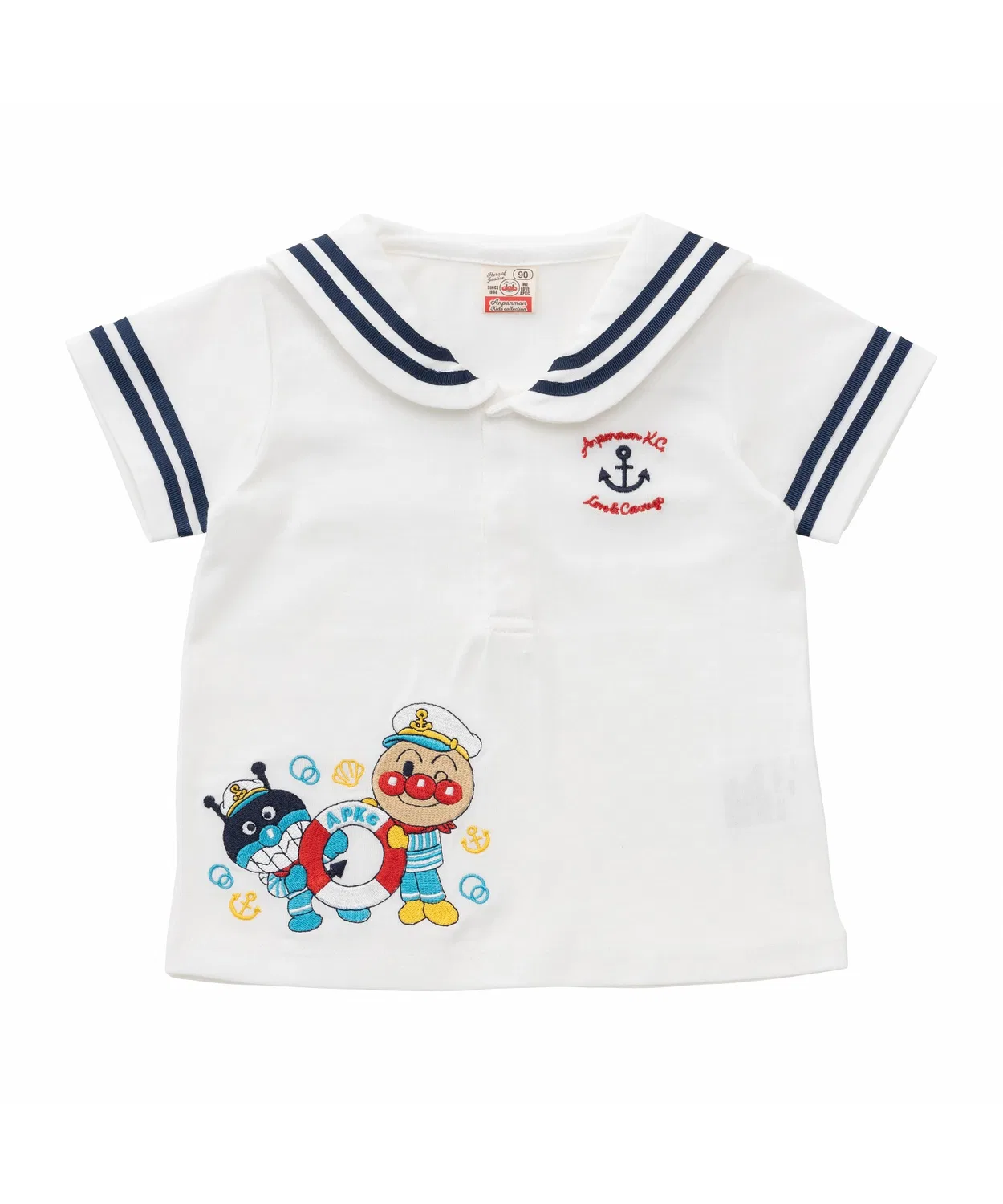 Детская футболка с принтом Sailor Marine ANPANMAN KIDS COLLECTION, Off White — фото 4