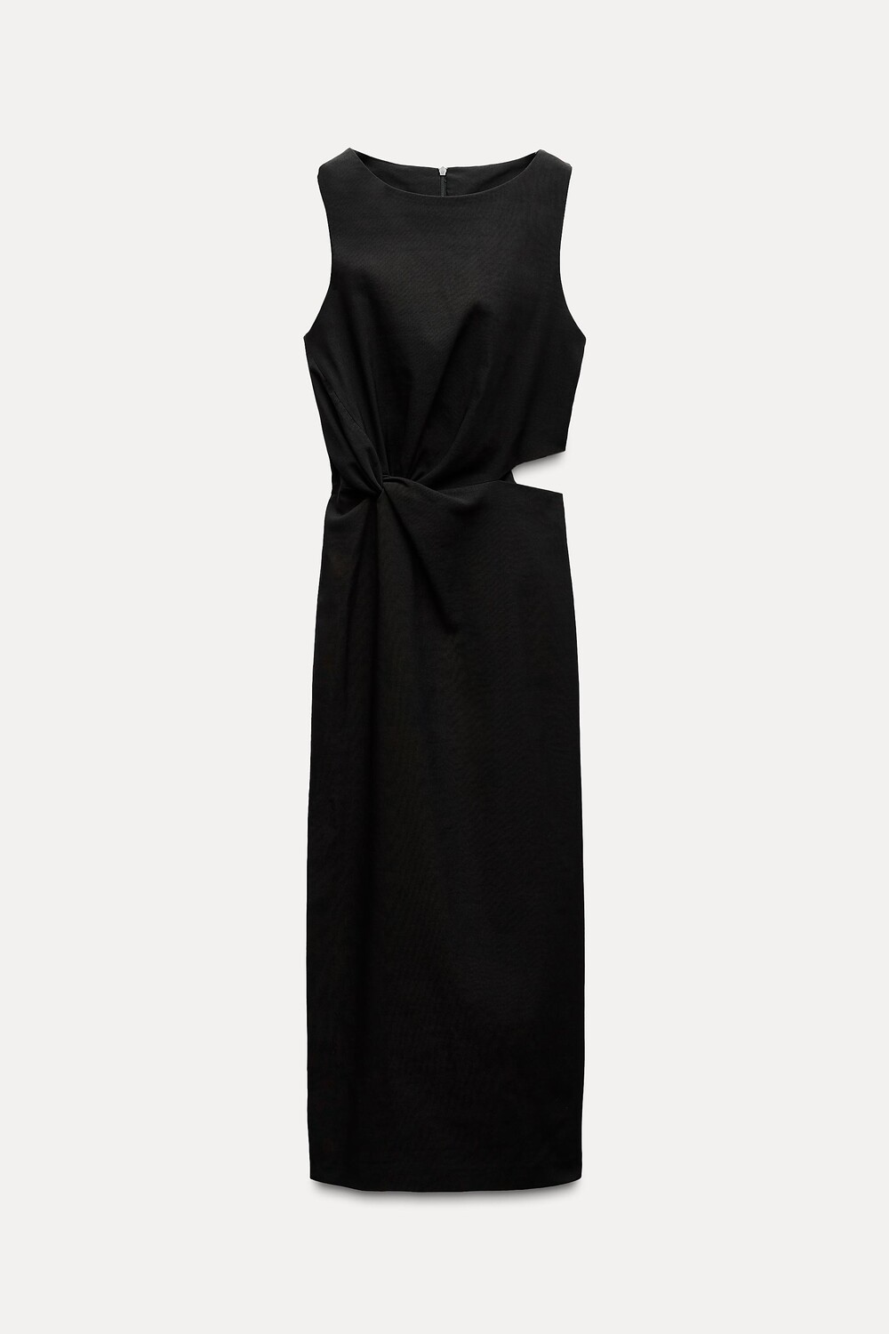 

Платье Zara Zw Collection Cut-out Midi, черный