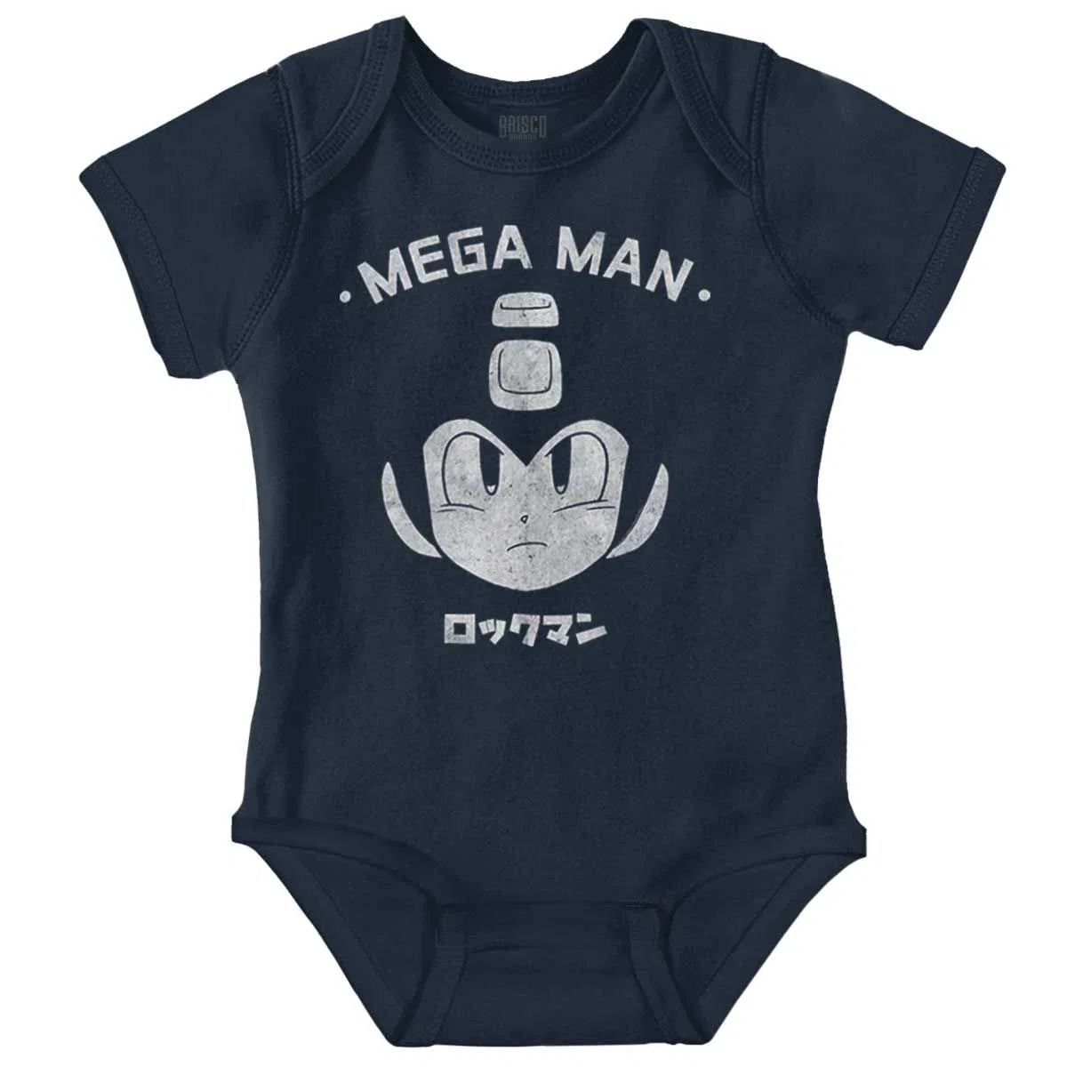 Детское боди-комбинезон с коротким рукавом Mega Man RockMan Brisco Brands, Navy