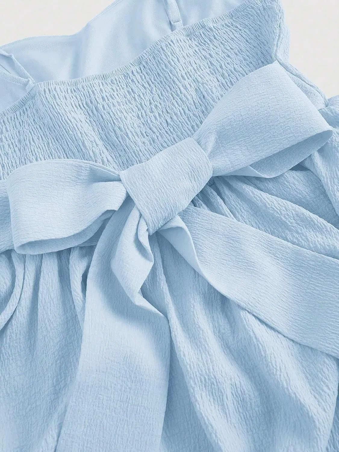 Женское летнее платье-комбинация с открытой спиной Colorblock, Blue — фото 2