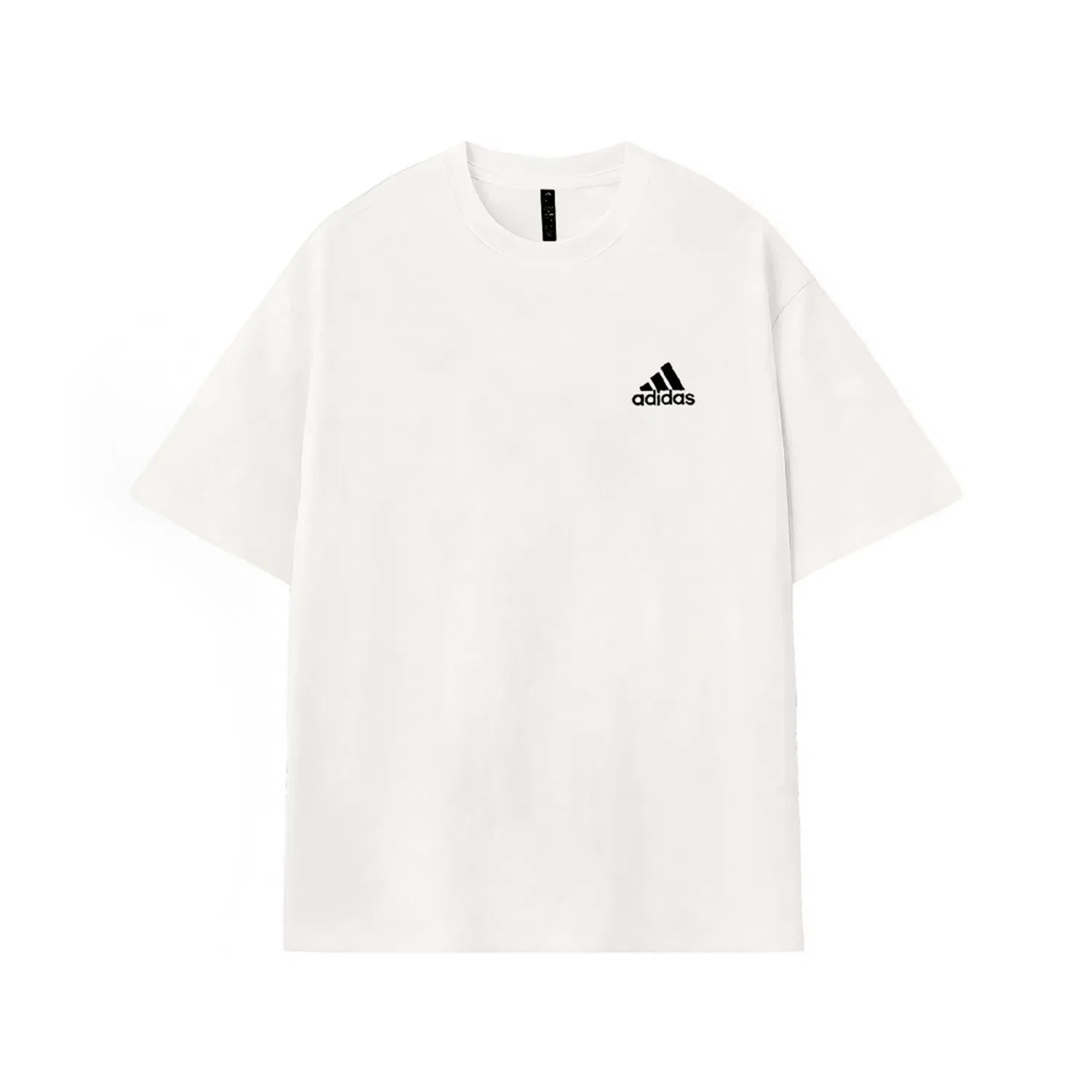 Футболка с логотипом Adidas MUST HAVES, White Blue — фото 3