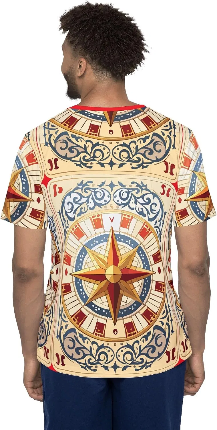 Футболка с принтом карточной колоды, Regular Fit, Multicolor — фото 4