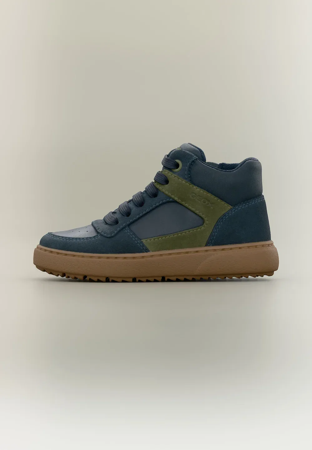 Одиннадцать мальчиков - высокие кроссовки Geox, Navy/Military