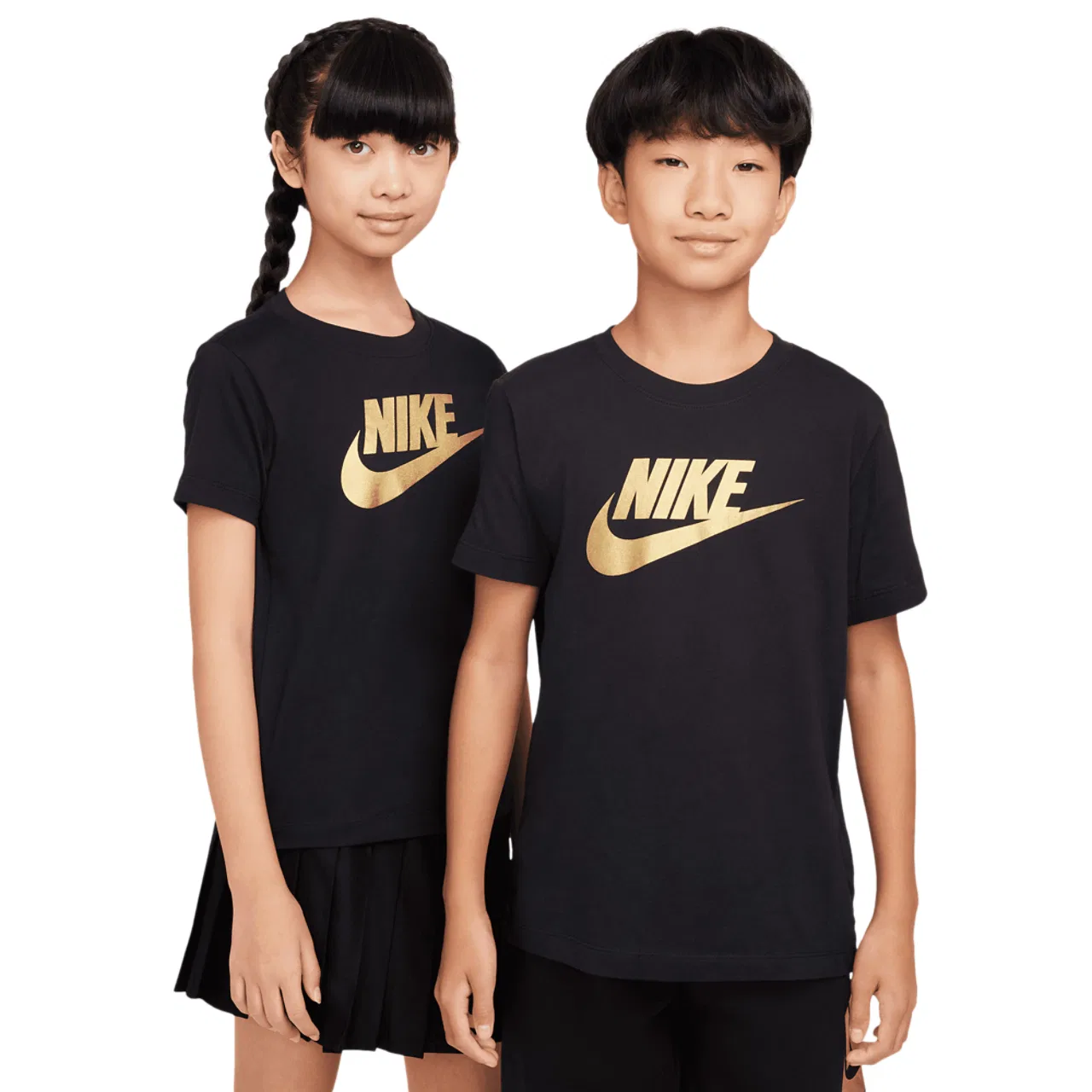 Футболка для мальчиков Futura Nike, золотистый/черный