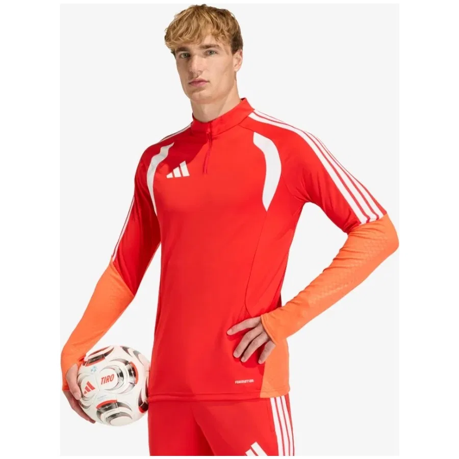 Спортивный свитшот с высоким воротником Tiro 26 Competition Training adidas, Красный — фото 2