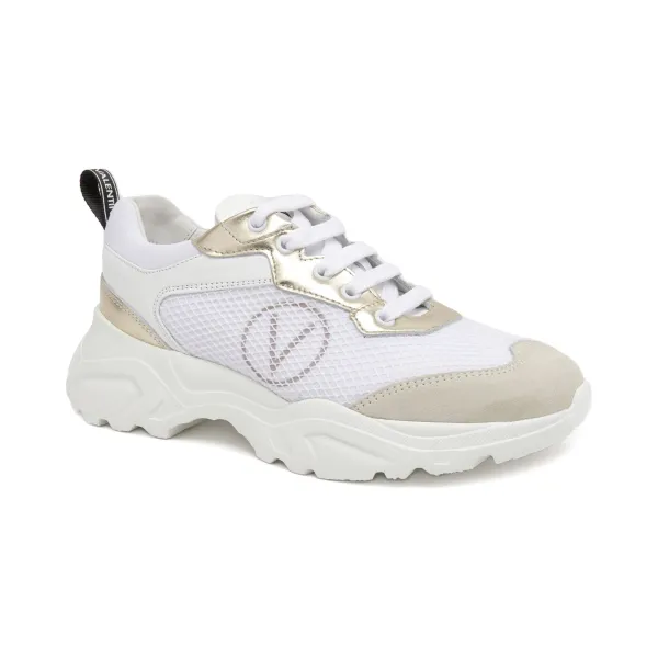 Кожаные кроссовки Valentino, белый