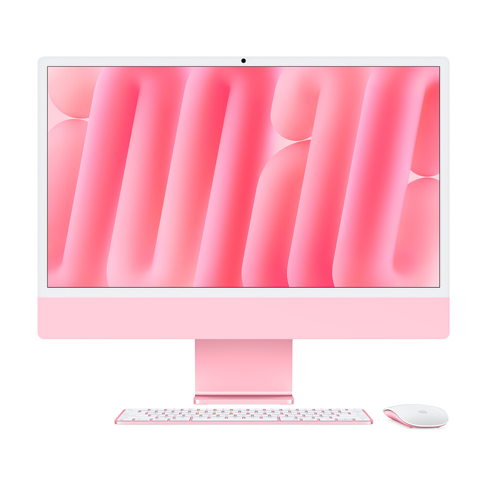 

Моноблок Apple iMac 24" М4 (2024), 8 CPU/8 GPU, 16ГБ/512 ГБ, No Ethernet, Pink, английская клавиатура