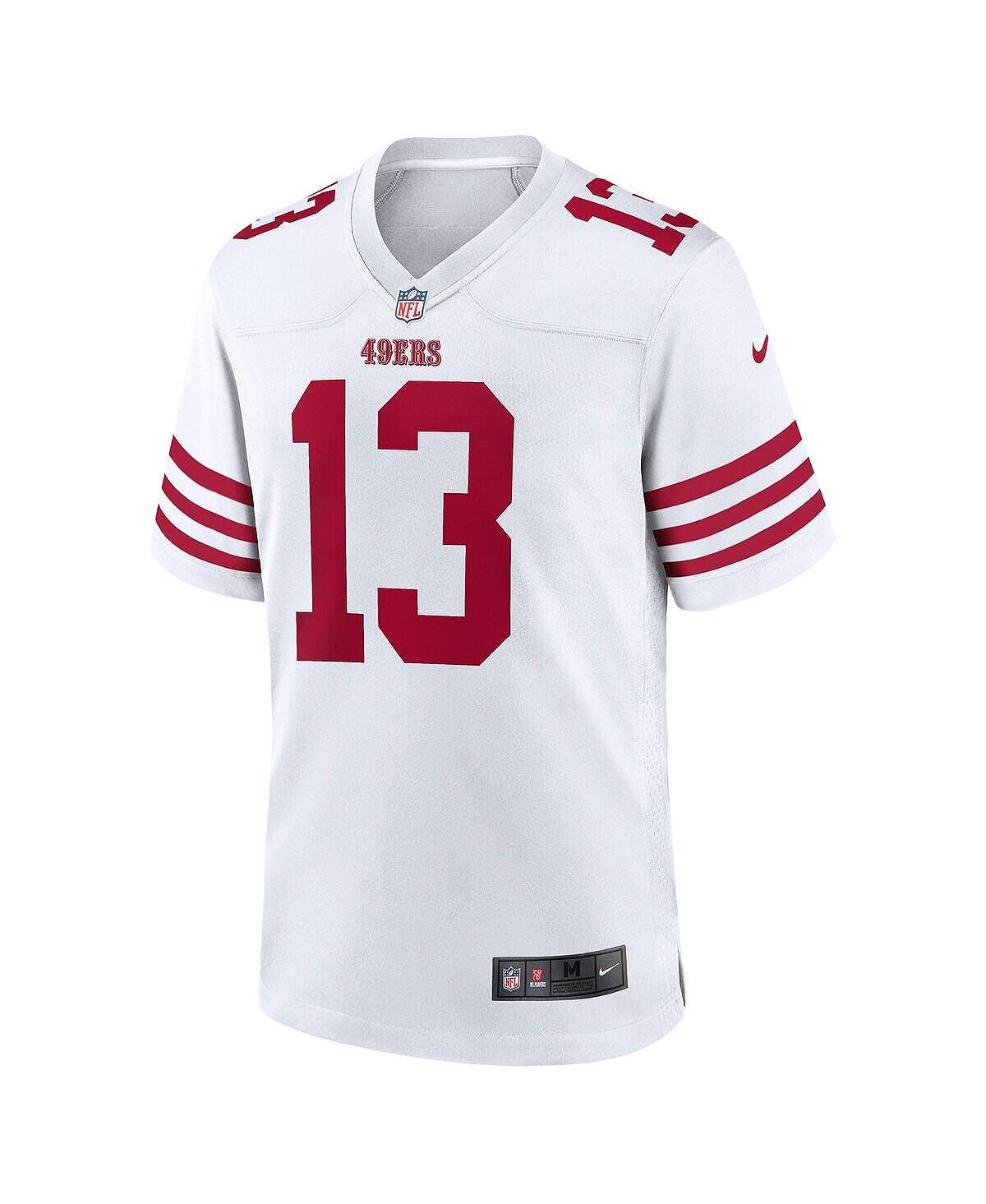 Мужская футболка brock purdy white san francisco 49ers game player Nike, белый — фото 4