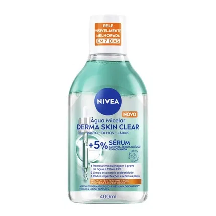 Мицеллярная вода для очищения кожи Nivea Derma Skin Clear, 400 мл