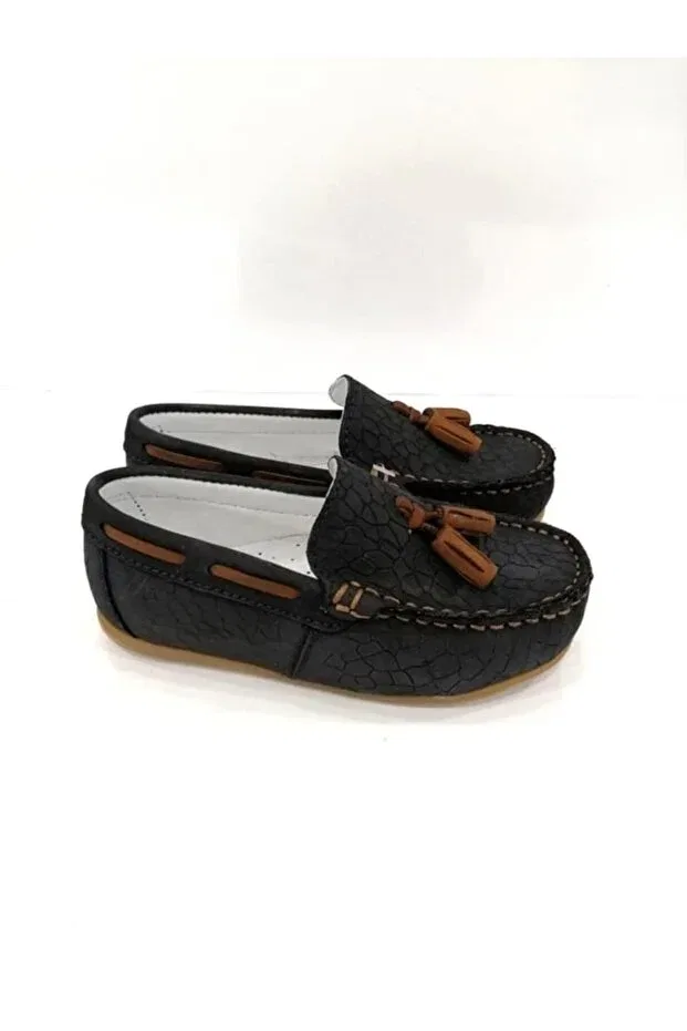 Детские лоферы для мальчиков ортопедические Pine Kids, Navy Blue