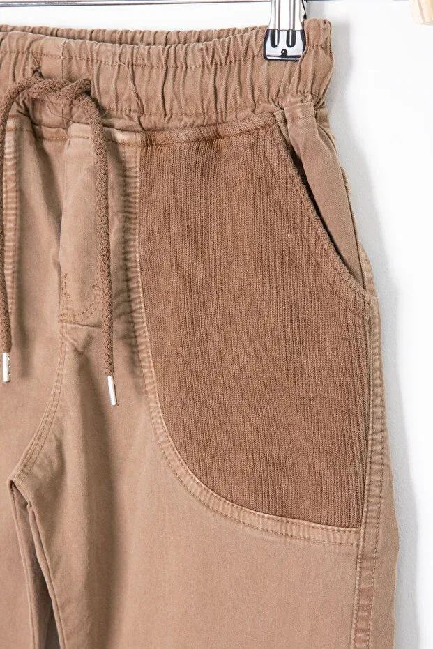 Детские брюки для мальчиков льняные Cansın Mini, Brown — фото 2