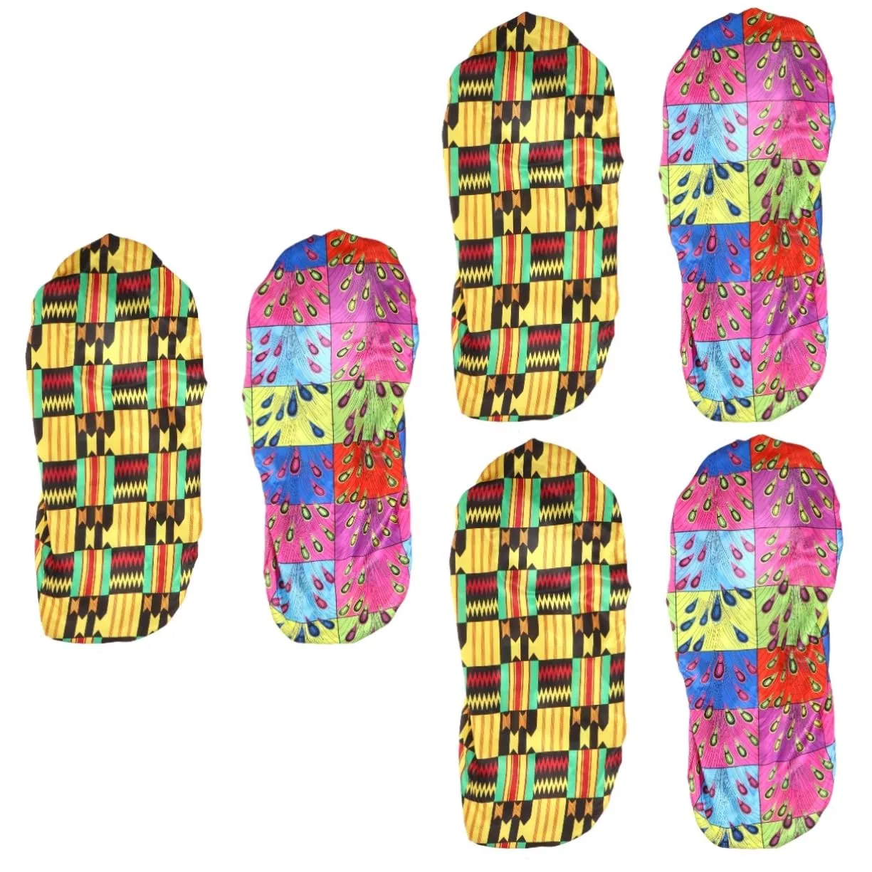 Шапочка для душа Pack of 6, FRCOLOR, 6 шт, 65x30 см, Assorted colours