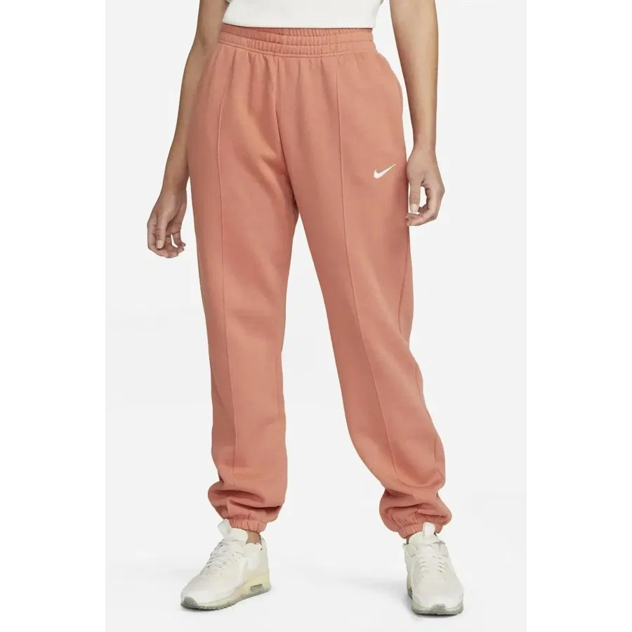 Спортивные брюки из флиса с утягивающим поясом Nike Sportswear Essential, Оранжевый