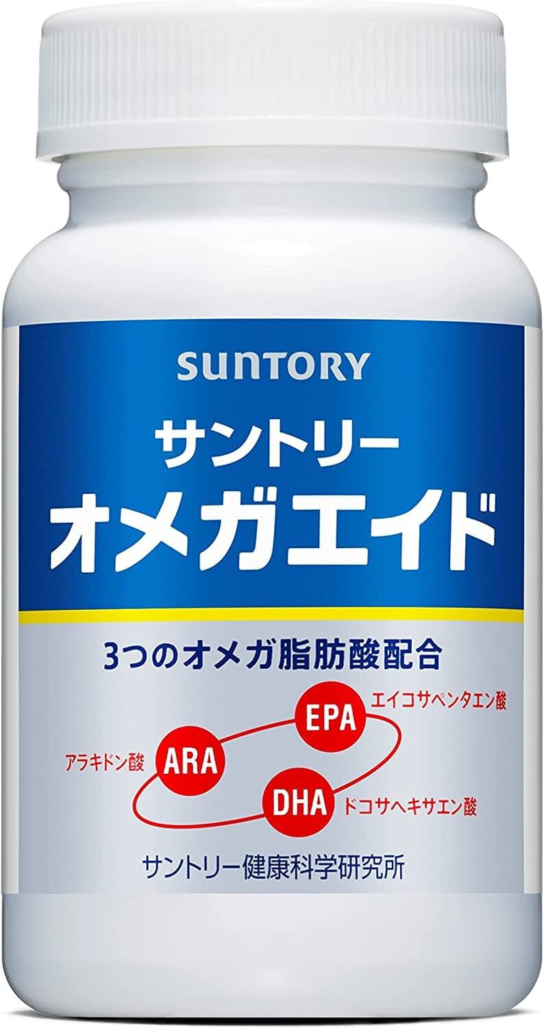 

Добавка Suntory ARA & EPA & DHA, 180 капсул