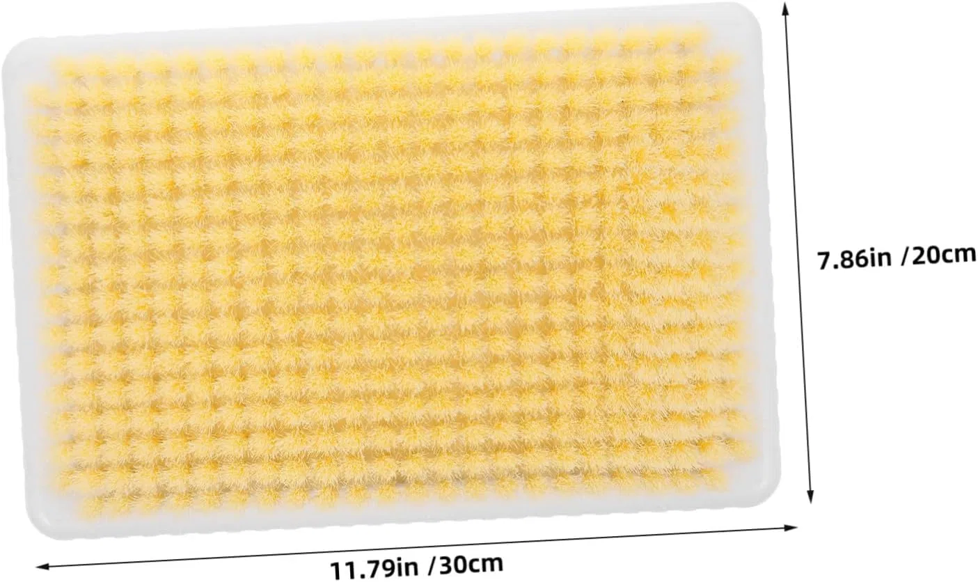 Щетка для тела с настенным креплением, Alipis, 2 шт, Yellow — фото 2