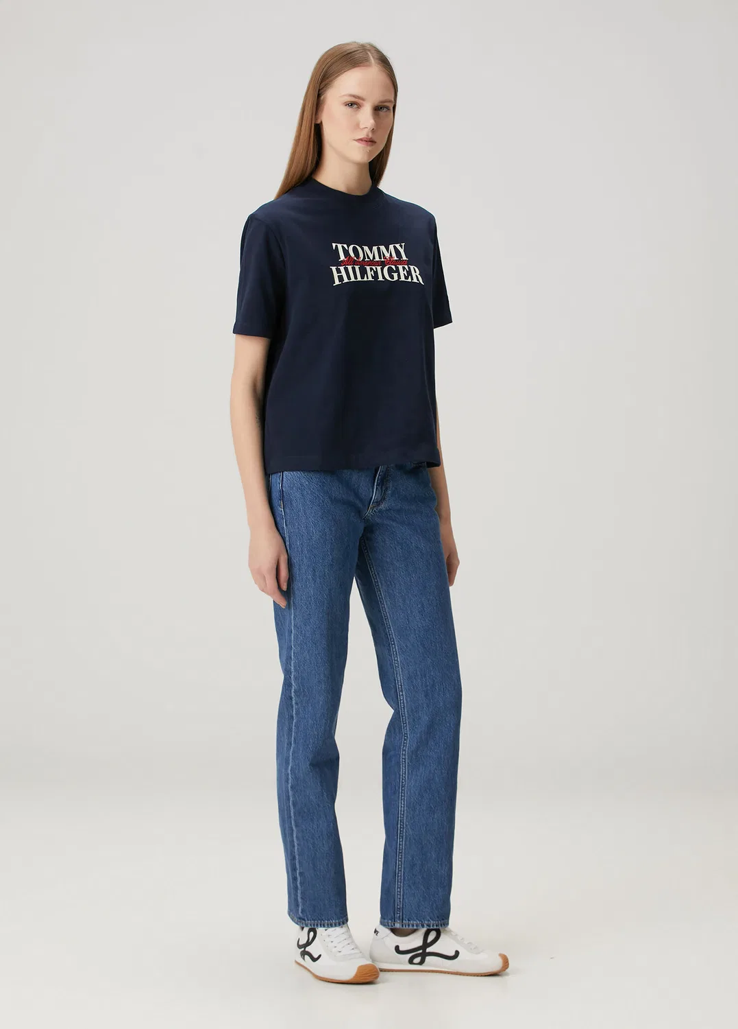 Футболка Tommy Hilfiger, Mavi — фото 2