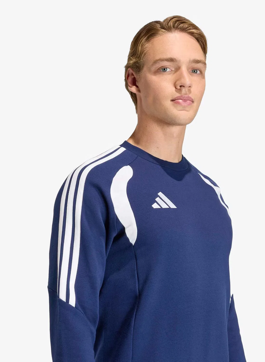 Свитшот с длинным рукавом Tiro26 league Adidas, голубой — фото 3