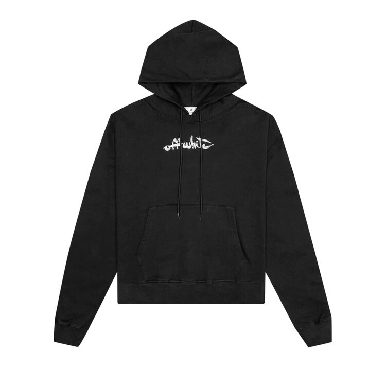 

Худи Off-White Paint Arrow Skate Hoodie 'Outerspace White', белый