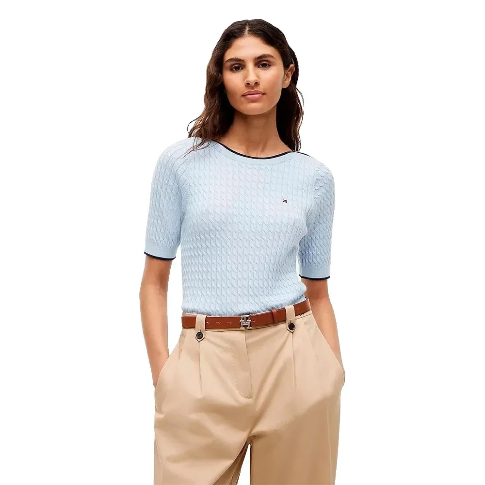 Женский свитшот с коротким рукавом Tommy hilfiger, Blue