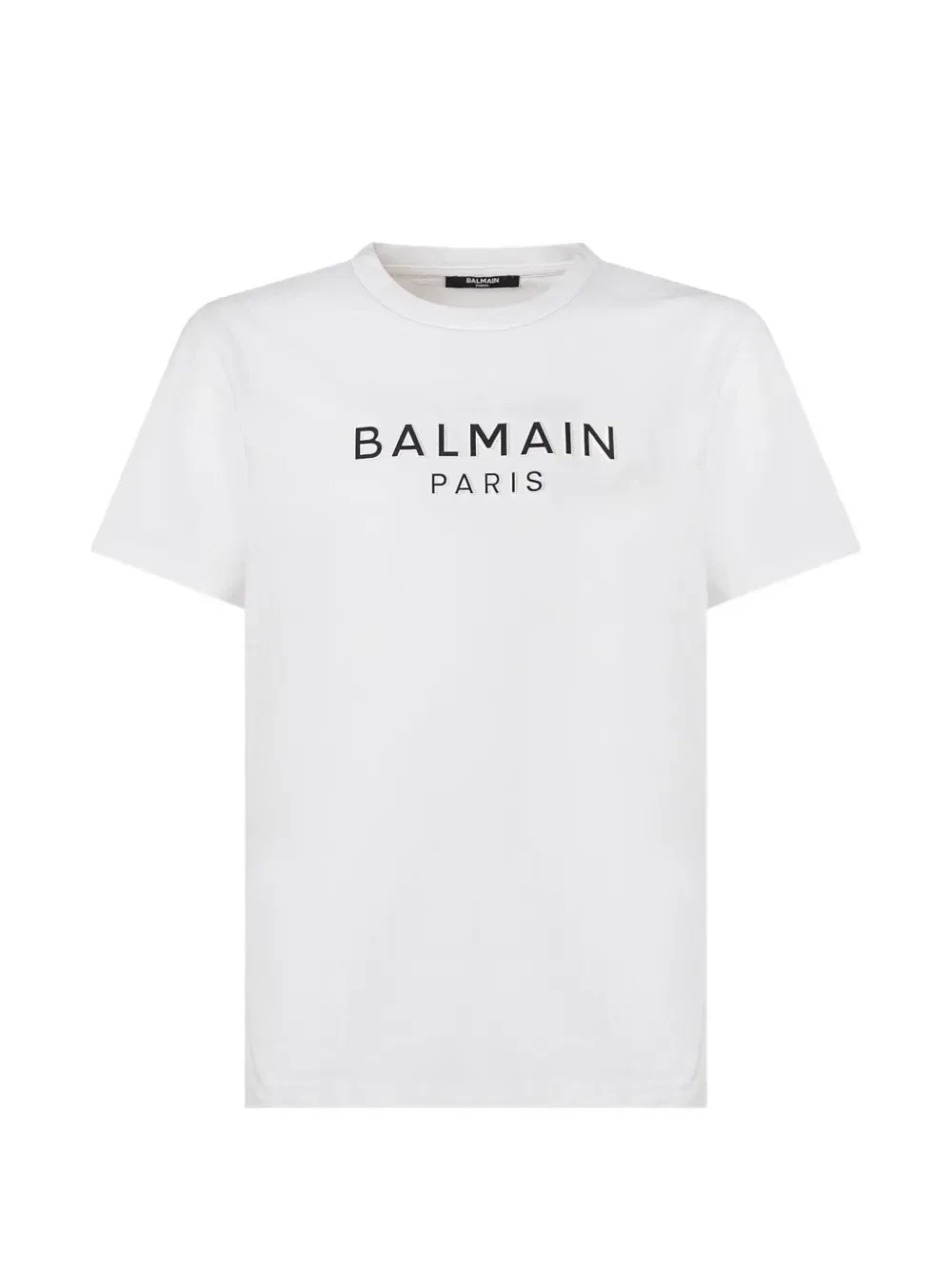 Футболка с логотипом и короткими рукавами Balmain Kids, белый