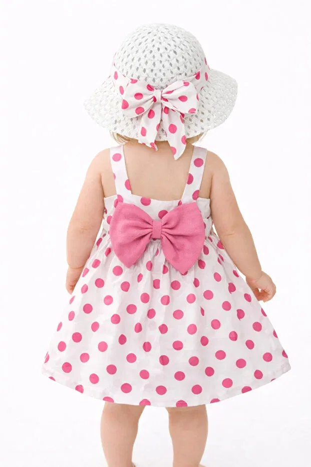 Детское платье для девочек с принтом Sweet Summer Chicsy Baby, Pink — фото 2