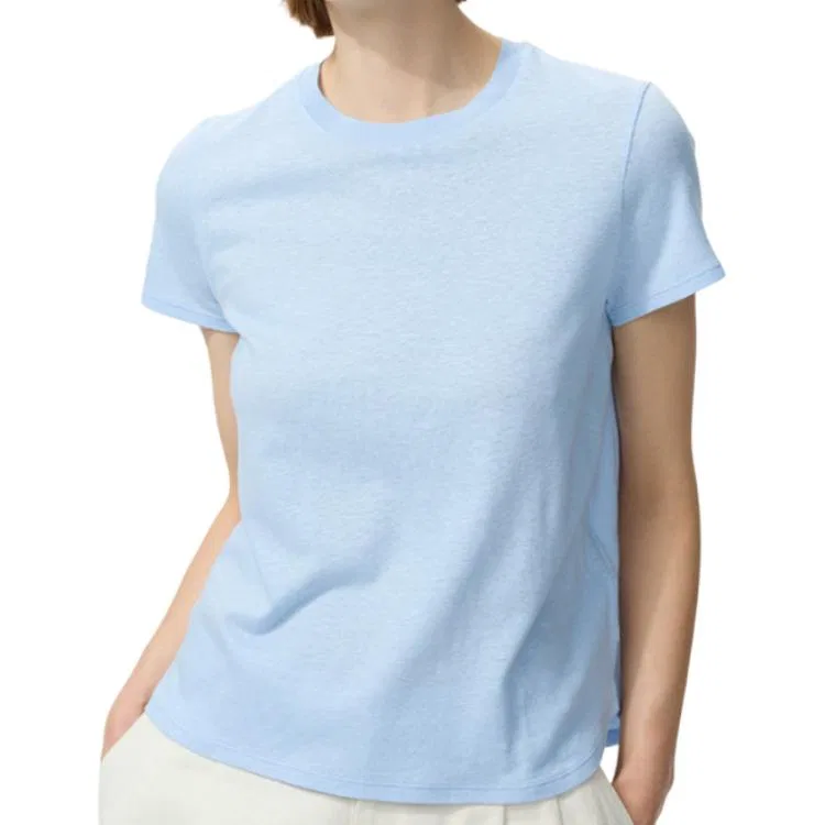 Футболка женская Aqua Blue с круглым вырезом UNIQLO