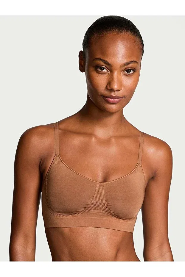 Женский бюстгальтер-бралетт без швов Victoria'S Secret, Caramel