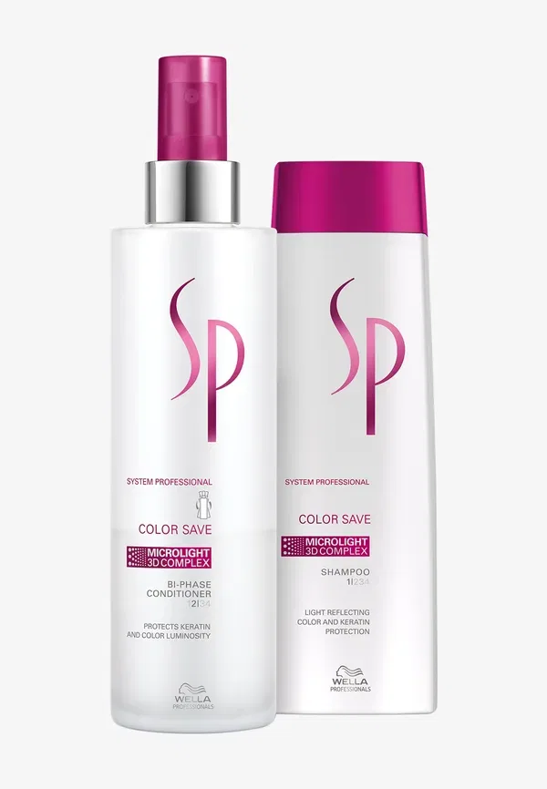 Кондиционер для волос бифазный, 185 мл, Wella, SP Color Save Bi-phase Conditioner — фото 4